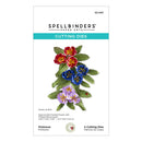 Spellbinders cutting dies packaging with floral design on a white background