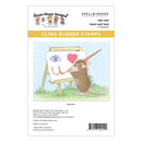 Spellbinders House-Mouse Heart and Soul Cling Rubber Stamps - Love Notes