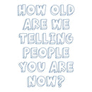 Text question on a white background