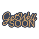 Get Well Soon text in a decorative font on a white background