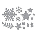 Spellbinders 3D Felt Décor Embellishments Etched Dies by Sandi MacIver - Winter & Christmas