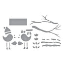 Spellbinders All About Christmas Etched Die Set by Lisa Horton - Little Birdies