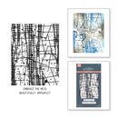 Spellbinders Beautifully Imperfect Press Plates - Grungy Background