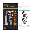 Spellbinders paper art products including a foil plate and die set on a white background
