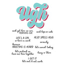 Spellbinders Clear Stamp & Die Set - Ugh