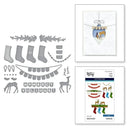 Spellbinders Etched Dies By Simon Hurley Mantle Decorations, Timeless Trees*