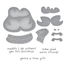 Spellbinders Merry Mischief Clear Stamp & Die Set - Cozy Waddles