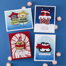 Spellbinders Merry Mischief Clear Stamp & Die Set - Cozy Waddles