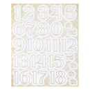 Spellbinders Peppermint Twist Cardstock Number Stickers from Rosie's Studio