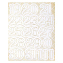 Spellbinders Peppermint Twist Cardstock Number Stickers from Rosie's Studio