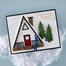 Spellbinders Ski-son’s Greetings Etched Dies by Simon Hurley - Ski Lodge