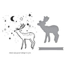 Spellbinders Starry Holiday Press Plate & Die Set By Dina Wakley - Cheer and Good Tidings Deer Registration
