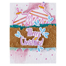 Spellbinders Starry Holiday Press Plate & Die Set By Dina Wakley - Starry Merry Christmas Registration