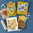 Spellbinders Tabbed Classics Clear Stamp & Die Set by Wendy Vecchi - In & Out Sentiments