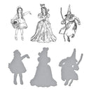 Spellbinders Wonder of Oz BetterPress Plate & Die Set by Graphic 45 - Dorothy & the Witches