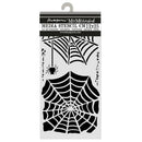 Stamperia Media Stencil with spider web design on a white background