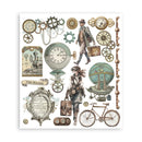 Stamperia Rub-On Selection 8.1" x 9.1" - Voyages Fantastiques