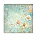 Floral design with daisies on a textured background