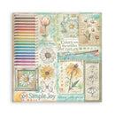 Stamperia Scrapbooking Pad 12" x 12" 22/pkg - Daisy Art Single Face