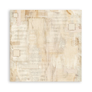 Textured beige paper with printed text and patterns on a white background