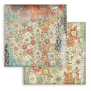Stamperia Scrapbooking Small Pad 8" x 8" - Backgrounds Selection - Furry Friends
