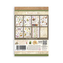 Packaging of Stamperia adhesive washi sheets with nature-themed designs on a white background