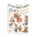 Stamperia Washi Pad A5 8 Pkg - Family