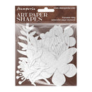 Packaged art paper shapes with Stamperia branding on a white background