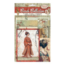 Packaging of 'Oriental Garden' cards collection with traditional Japanese design elements.