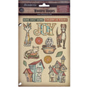 Stamperia Coloured Wooden Shapes A5 - Furry Friends