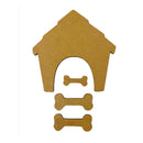 Stamperia Crafty Shapes - Furry Friends Doghouse and Bones