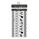 Stamperia Media Stencil with musical design on a white background