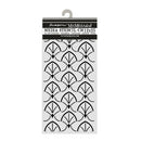 Stamperia Mix Media Art stencil with geometric pattern on a white background