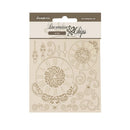 Stamperia Decorative Chips - Quiet Days Clock & Swirls