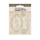Stamperia Decorative Chips - Quiet Days Frame with Flowers