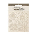 Stamperia Decorative Chips 5.51" x 5.51" - The Owl's House Snowflakes