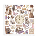 Stamperia Scrapbooking Pad 8"x8" 22/Pkg - Quiet Days