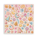 Stamperia Scrapbooking Small Pad 8"x 8" 10/Pkg - Candy Christmas