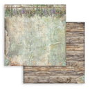 Stamperia Scrapbooking Small Pad 8" x 8" 10/pkg - Backgrounds Selection - Herbarium Silvae