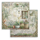 Stamperia Scrapbooking Small Pad 8" x 8" 10/pkg - Herbarium Silvae