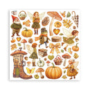 Stamperia Scrapbooking Small Pad 8"x8" 10/pkg - Whispering Woods