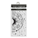Stamperoo Mix Media Art stencils with moon and star design on a white background