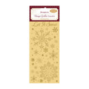 Stamperia Vintage Golden Transfer 4"x 8.5" - Let It Snow