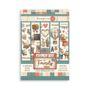 Stamperia Washi Pad A5 8 Pkg - Family