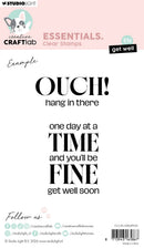 Studio Light Creative Craftlab Essentials Clear Stamps - Get Well EN