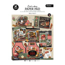 Card making paper pad with BBQ party theme on a white background