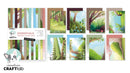 Packaging of Craftlab green forest paper pad with various nature-themed designs.
