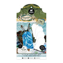 Studio Light Christmas 2025 gift tags set in white, displayed on its original retail packaging card. The packaging features festive holiday graphics including pine trees, pinecones, and watercolor paintbrushes.