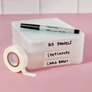 Spellbinders Labeling Tape 1/2" White