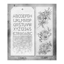 Tim Holtz Mixed-Media Stamps & Stencil - Set